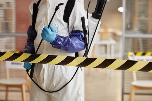 Professional Biohazard Cleanup technician working in Strasburg, OH